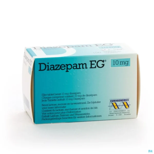 Diazepam 10 mg - 100 tabletten verpakking benzodiazepinen kopen zonder recept sterke dosering Nederland België