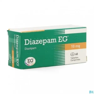 Diazepam 10 mg 60 tabletten verpakking benzodiazepinen kopen zonder recept sterke dosering Nederland België