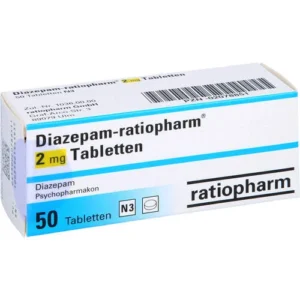 verpakking diazepam 2 mg - 50 tabletten