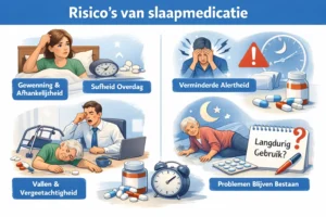 Risico’s van slaapmedicatie uitleg over bijwerkingen gewenning en sufheid bij slaappillen