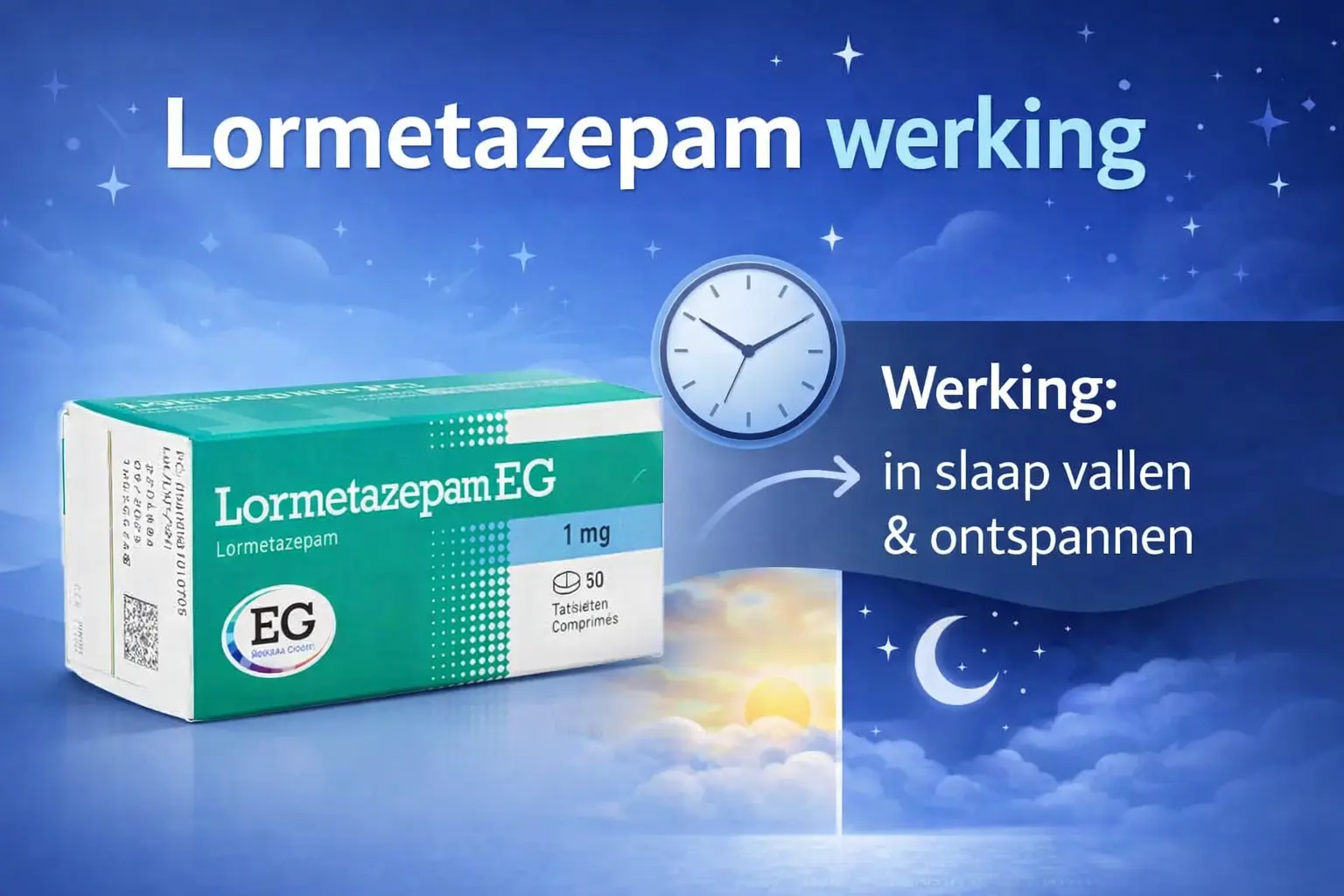 Lormetazepam werking uitleg slaapmedicatie benzodiazepine effect