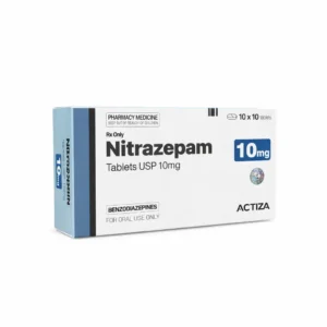 Nitrazepam 10mg 30 tabletten verpakking met blister sterke slaapmedicatie