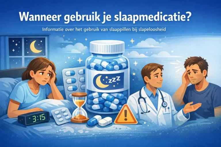 Wanneer gebruik je slaapmedicatie uitleg over slaappillen bij slapeloosheid en slaapproblemen