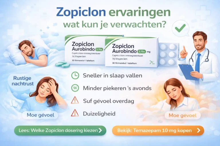 Zopiclon ervaringen infographic slaapmedicatie effecten inslapen bijwerkingen en nachtrust